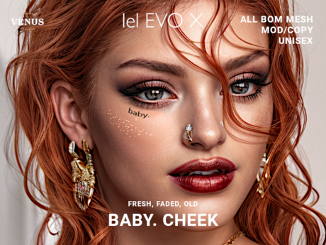 Second Life Marketplace - CHEEK TATTOO BABY